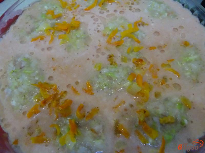 Фото приготовление рецепта: Сырный суп с кабачками шаг №8