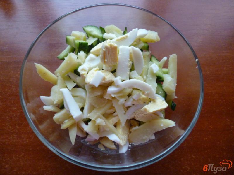 Фото приготовление рецепта: Салат из утиного филе шаг №6