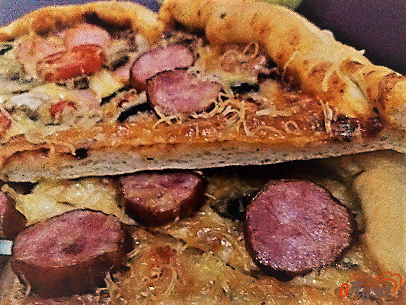 Фото приготовление рецепта: Пиццы а ля Диабло шаг №10