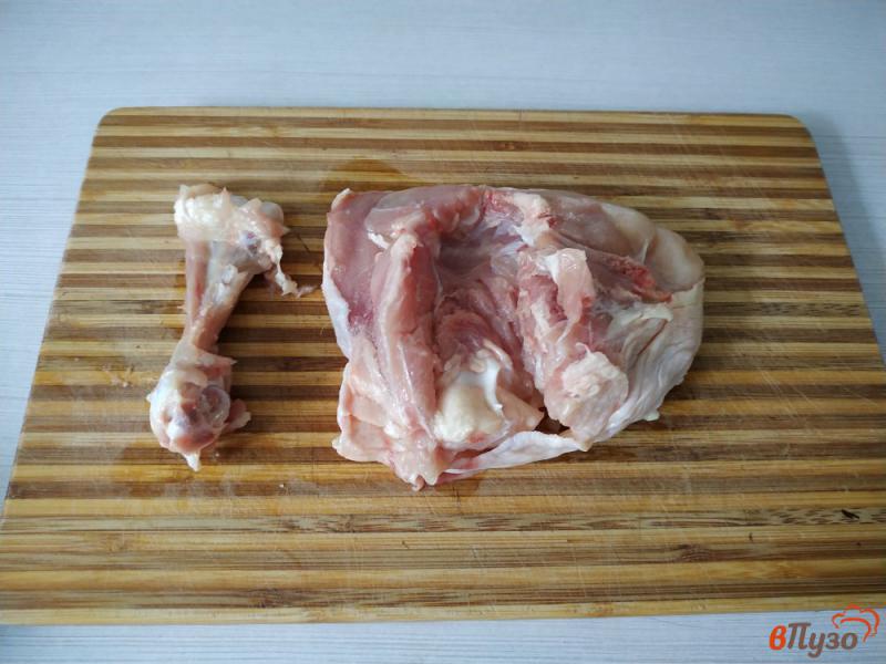 Фото приготовление рецепта: Куриные бедра запеченые со сливами и кетчупом в рукаве шаг №1