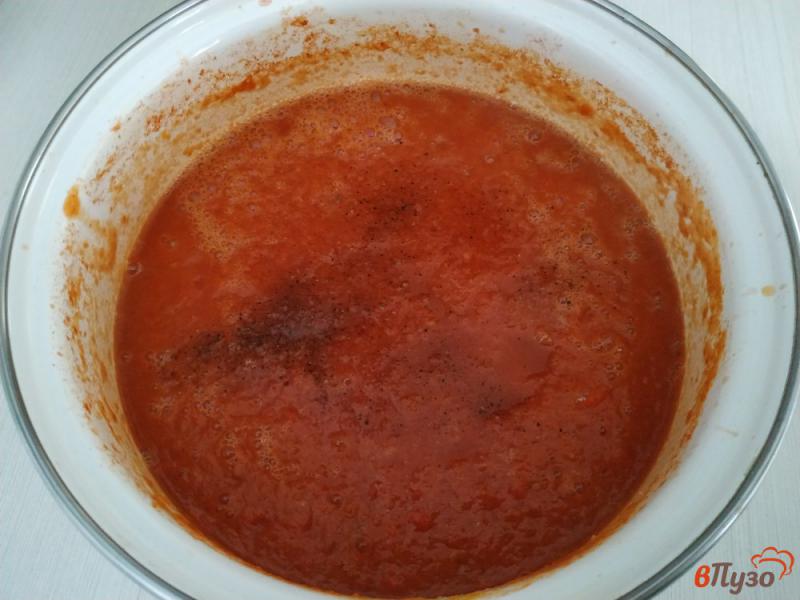 Фото приготовление рецепта: Томатно-сливовый соус шаг №8