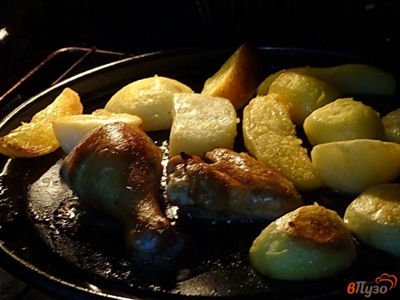 Фото приготовление рецепта: Куриные голени и крылья запеченные в духовке шаг №6