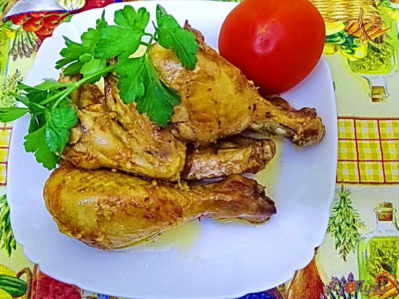 Фото приготовление рецепта: Куриные голени и крылья запеченные в духовке шаг №7