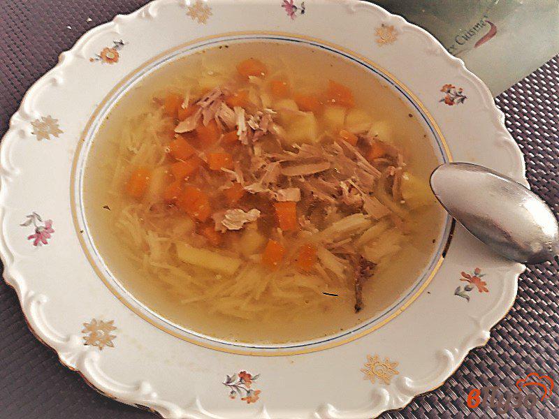 Фото приготовление рецепта: Суп из домашнего петуха шаг №6