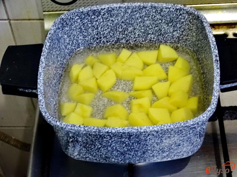 Фото приготовление рецепта: Овощное рагу с фасолью шаг №1