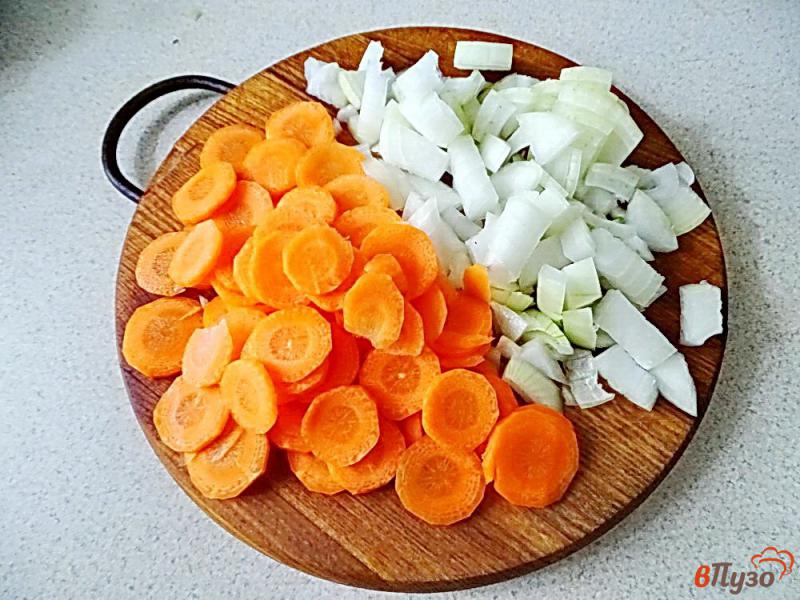 Фото приготовление рецепта: Овощное рагу с фасолью шаг №2