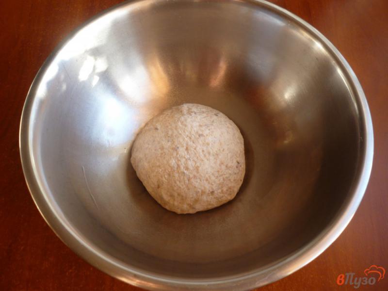 Фото приготовление рецепта: Хлеб пшеничный с отрубями шаг №4