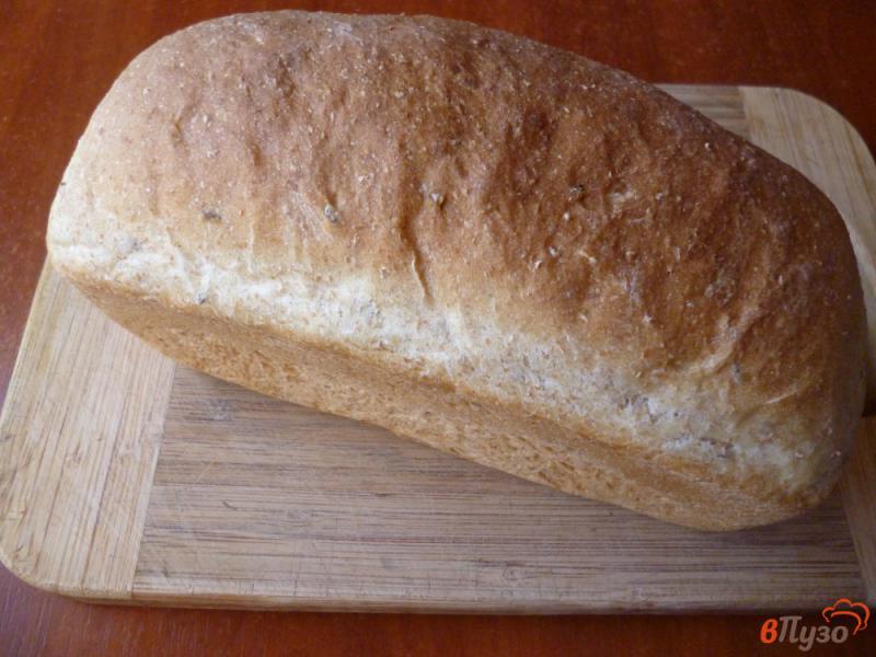 Фото приготовление рецепта: Хлеб пшеничный с отрубями шаг №6