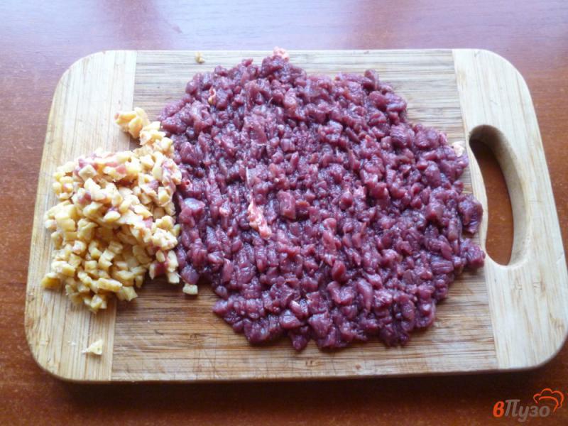 Фото приготовление рецепта: Рубленные котлеты из утиного мяса шаг №1