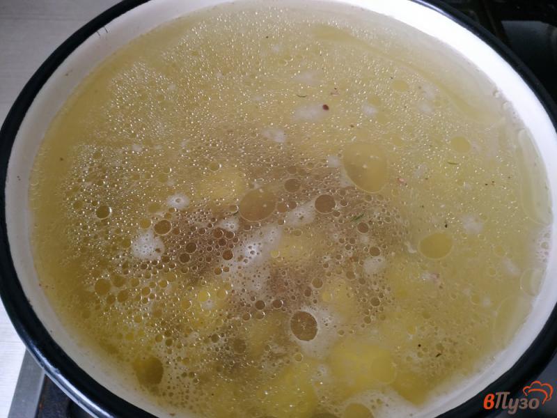 Фото приготовление рецепта: Гречневый суп на индюшином бульоне шаг №3