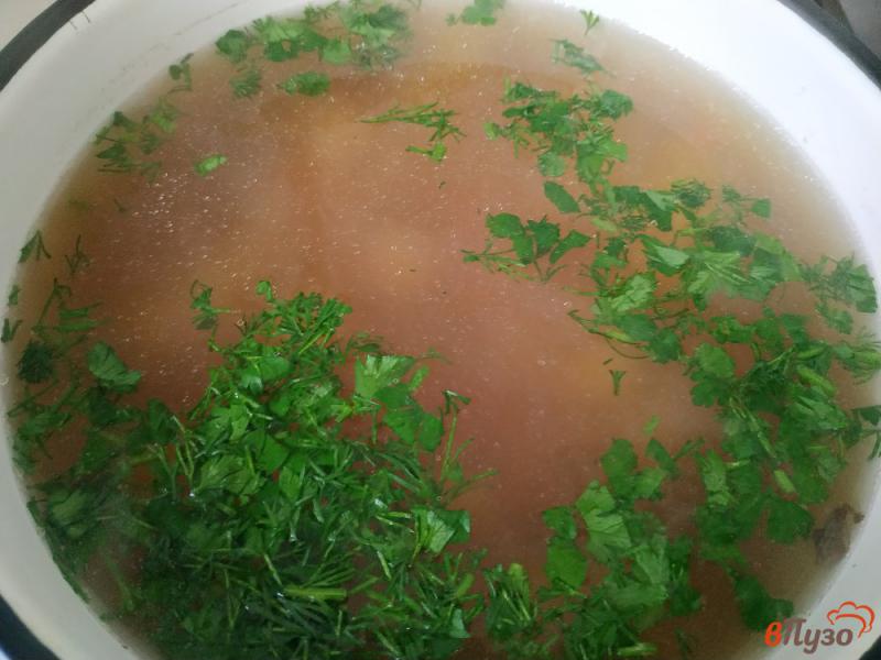Фото приготовление рецепта: Гречневый суп на индюшином бульоне шаг №7