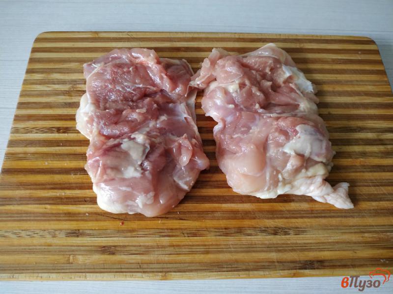 Фото приготовление рецепта: Гречка с курицей и грибами на пару шаг №1
