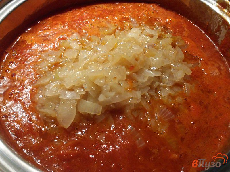 Фото приготовление рецепта: Лечо из болгарского перца с морковью и луком шаг №10