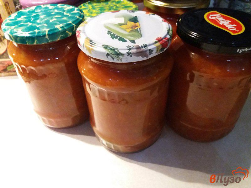 Фото приготовление рецепта: Лечо из болгарского перца с морковью и луком шаг №15