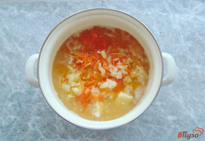 Фото приготовление рецепта: Гороховый суп из индейки шаг №6