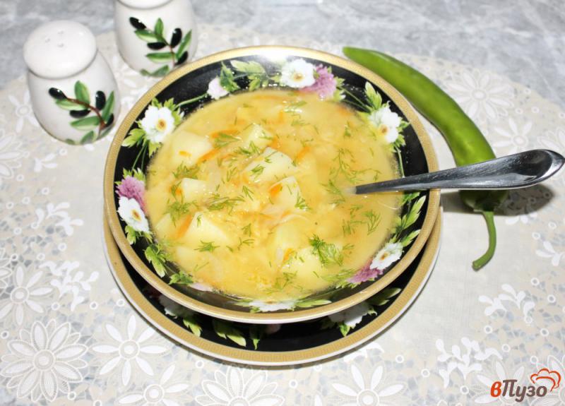 Фото приготовление рецепта: Гороховый суп из индейки шаг №8