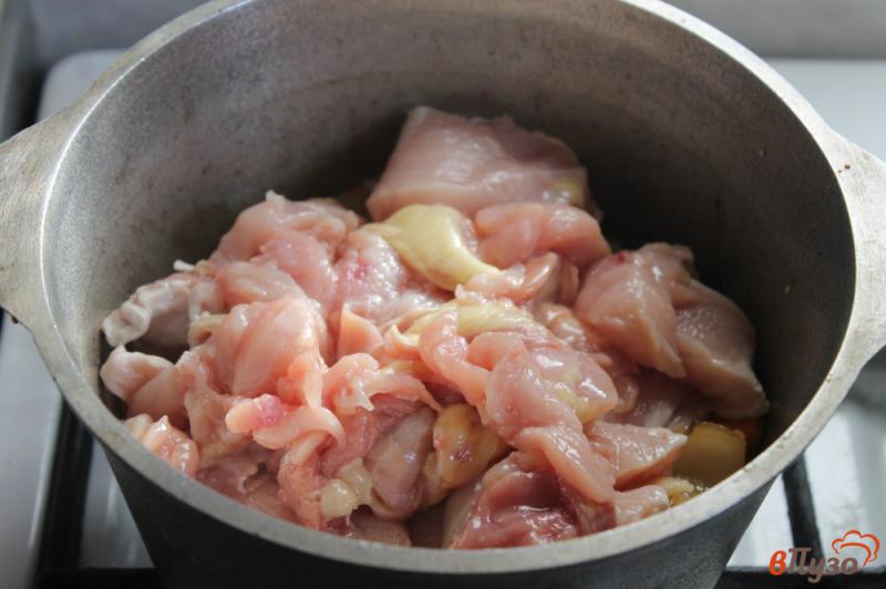 Фото приготовление рецепта: Паштет из куриной грудки с морковью шаг №4