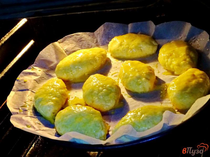 Фото приготовление рецепта: Картофельные зразы с грибами в духовке шаг №9
