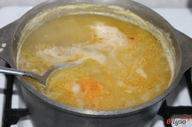 Фото приготовление рецепта: Гороховый суп с овощами шаг №4