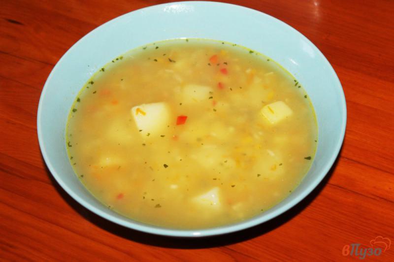 Фото приготовление рецепта: Гороховый суп с овощами шаг №5