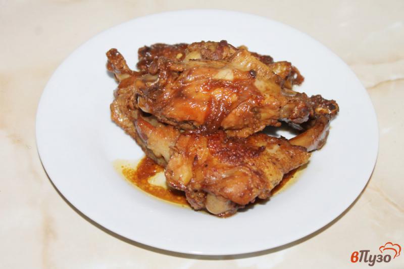 Фото приготовление рецепта: Курица жареная с гранатовым соусом шаг №5