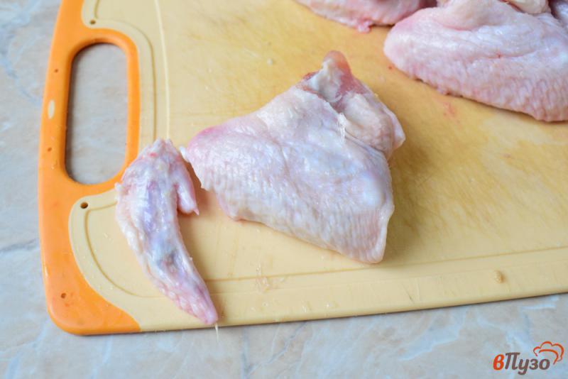 Фото приготовление рецепта: Хрустящие куриные крылышки шаг №1