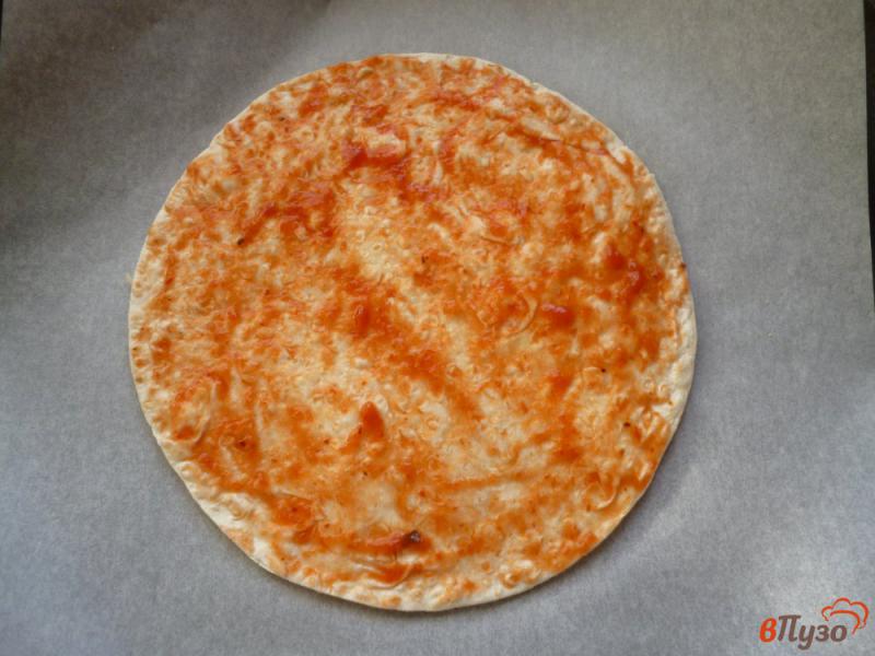 Фото приготовление рецепта: Пицца на лаваше шаг №2