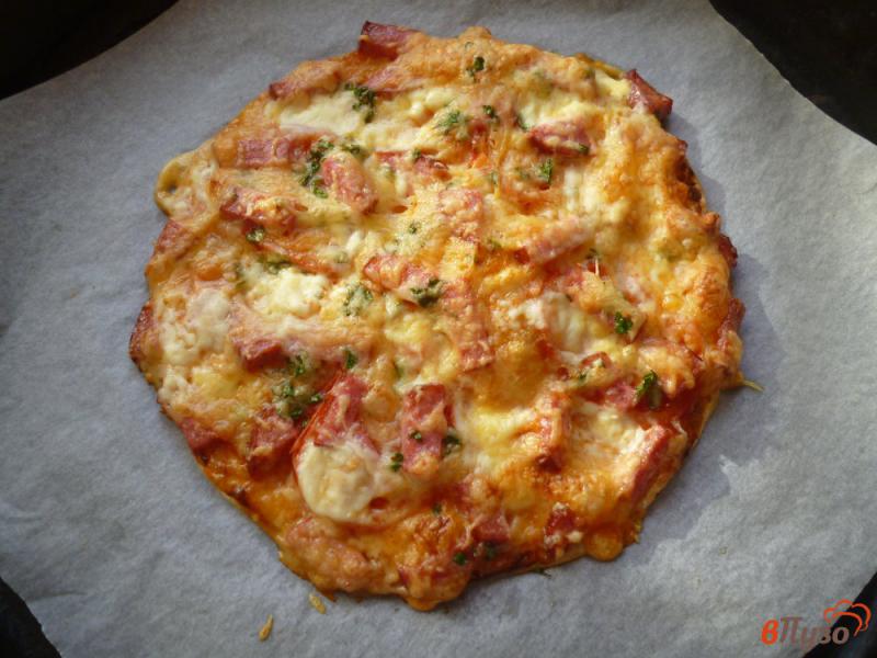 Фото приготовление рецепта: Пицца на лаваше шаг №5