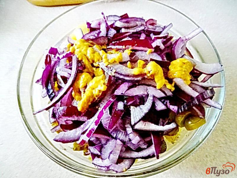 Фото приготовление рецепта: Немецкий картофельный салат шаг №7