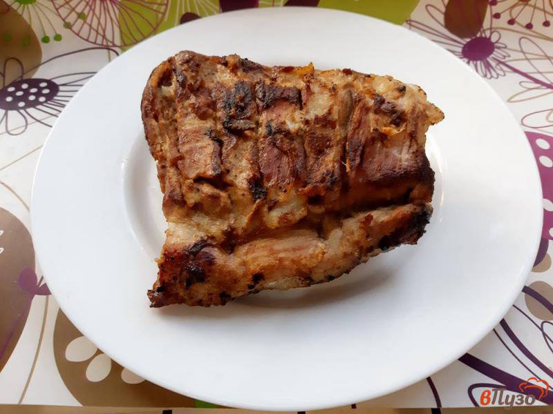 Фото приготовление рецепта: Грудинка свиная в горчичном маринаде шаг №4