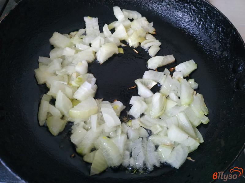 Фото приготовление рецепта: Ленивые картофельные зразы с грибами шаг №4