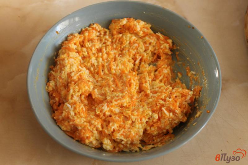 Фото приготовление рецепта: Паштет сырно - морковный шаг №4