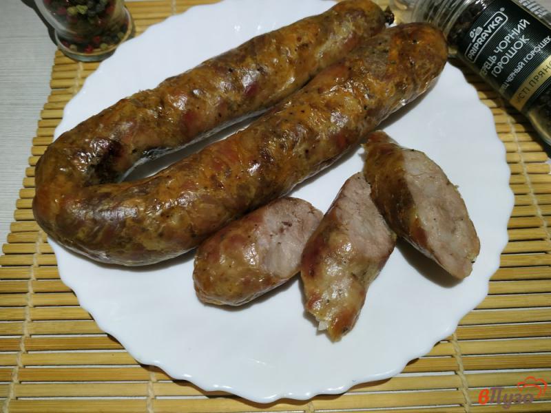 Фото приготовление рецепта: Домашняя колбаса запеченая в рукаве шаг №12