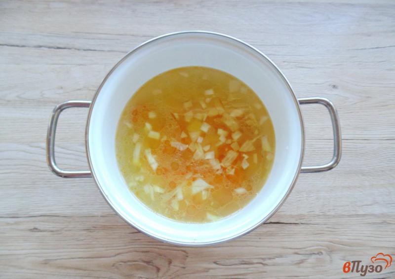 Фото приготовление рецепта: Овощной суп с булгуром шаг №2