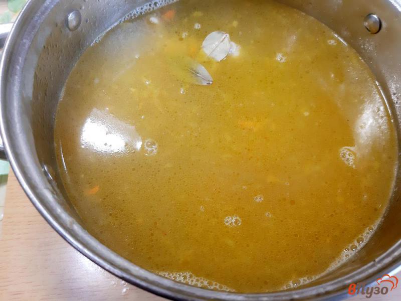 Фото приготовление рецепта: Суп гороховый из консервированного горошка шаг №12