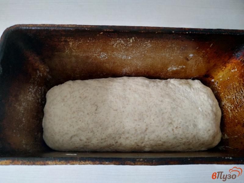Фото приготовление рецепта: Пшеничный хлеб с ржаными отрубями шаг №6