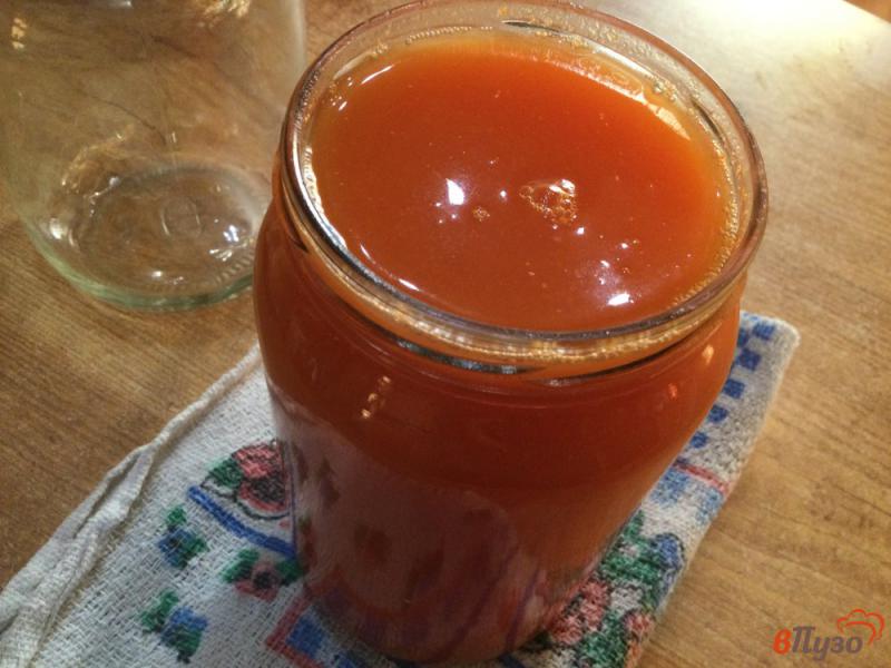 Фото приготовление рецепта: Сок из бурых томатов шаг №6