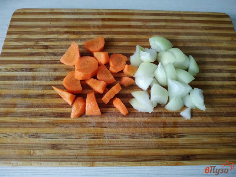 Фото приготовление рецепта: Овощной суп пюре с брокколи шаг №3