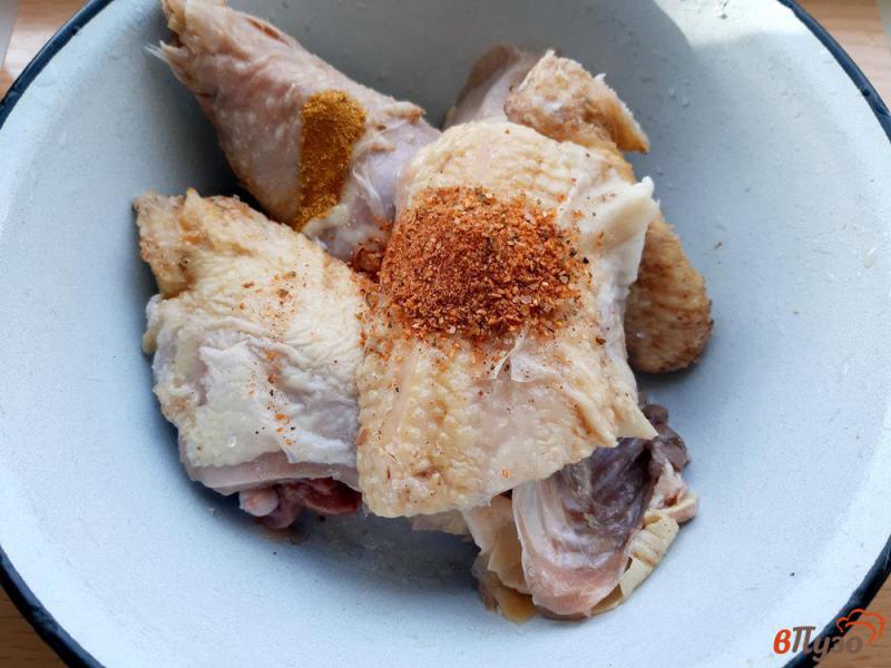 Фото приготовление рецепта: Курица карри тушеная в мультиварке шаг №2
