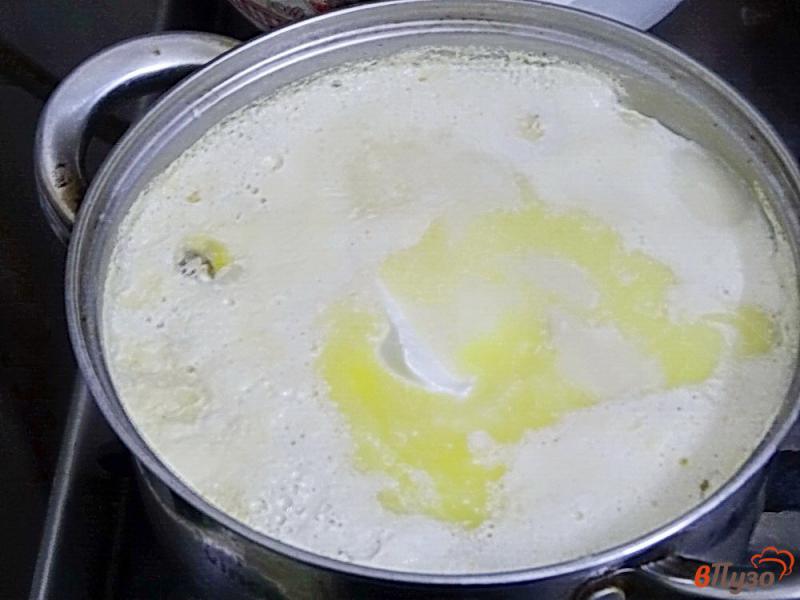 Фото приготовление рецепта: Крем суп с грибами тыквой и сливками шаг №7