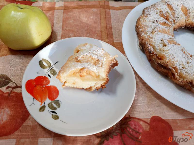 Фото приготовление рецепта: Шарлотка яблочная шаг №13