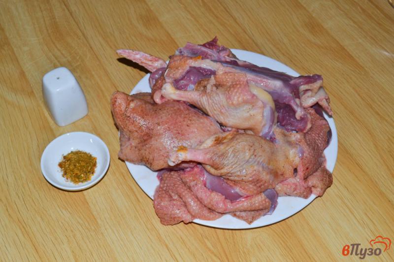 Фото приготовление рецепта: Утка, запеченная в рукаве шаг №1