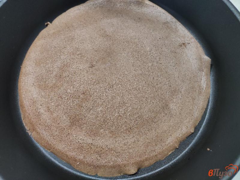 Фото приготовление рецепта: Блинный торт с творожным кремом шаг №4