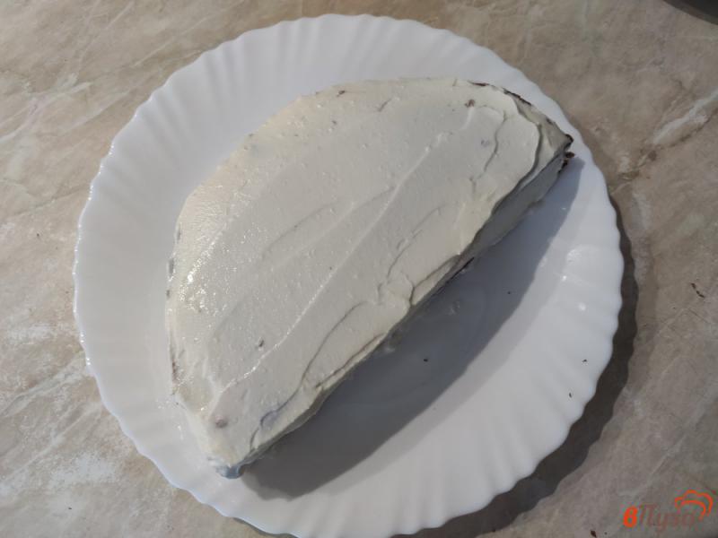 Фото приготовление рецепта: Блинный торт с творожным кремом шаг №9