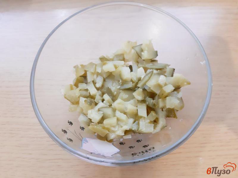Фото приготовление рецепта: Салат с грибами шаг №5