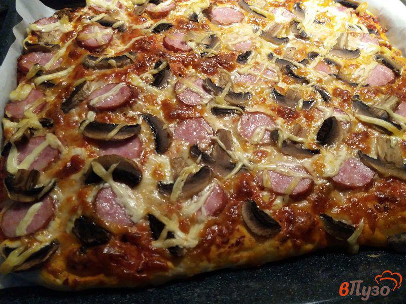 Фото приготовление рецепта: Пицца Георгиевская шаг №8