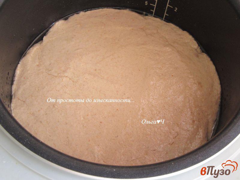 Фото приготовление рецепта: Томатно-овсяный хлеб в мультиварке шаг №6