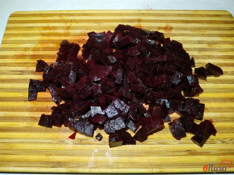 Фото приготовление рецепта: Винегрет с краснокачанной капустой шаг №6