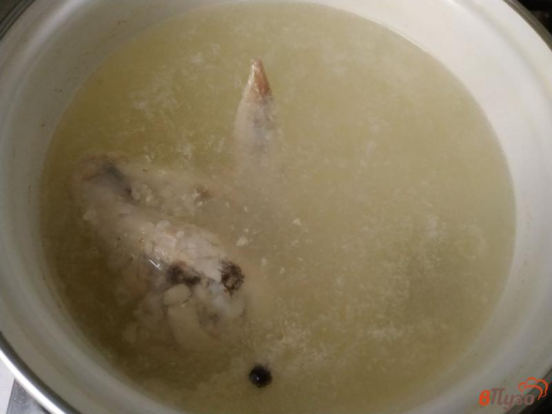 Фото приготовление рецепта: Рисовый суп с кукурузой шаг №4