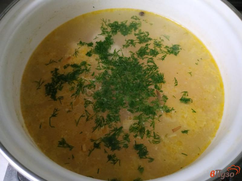 Фото приготовление рецепта: Рисовый суп с кукурузой шаг №9